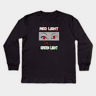 Red light Green light Kids Long Sleeve T-Shirt